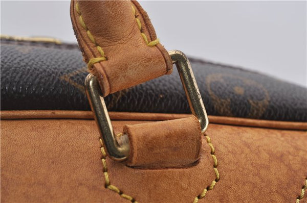 Authentic Louis Vuitton Monogram Deauville Hand Bag M47270 LV 9458D