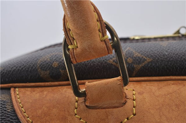 Authentic Louis Vuitton Monogram Deauville Hand Bag M47270 LV 9458D