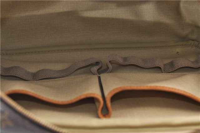 Authentic Louis Vuitton Monogram Deauville Hand Bag M47270 LV 9458D