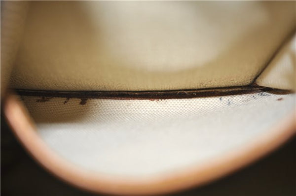 Authentic Louis Vuitton Monogram Deauville Hand Bag M47270 LV 9458D