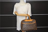 Authentic Louis Vuitton Monogram Deauville Hand Bag M47270 LV 9458D