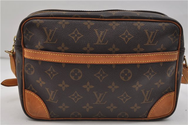 Auth Louis Vuitton Monogram Trocadero 27 Shoulder Cross Body Bag M51274 LV 9461D