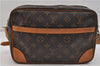 Auth Louis Vuitton Monogram Trocadero 27 Shoulder Cross Body Bag M51274 LV 9461D