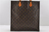 Authentic Louis Vuitton Monogram Sac Plat Hand Bag M51140 LV 9462C