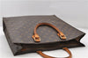 Authentic Louis Vuitton Monogram Sac Plat Hand Bag M51140 LV 9462C