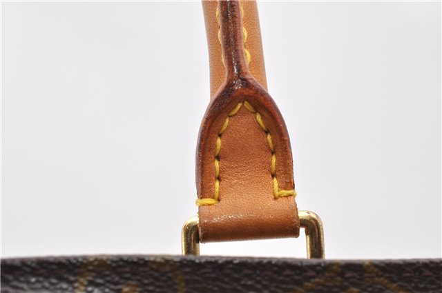 Authentic Louis Vuitton Monogram Sac Plat Hand Bag M51140 LV 9462C