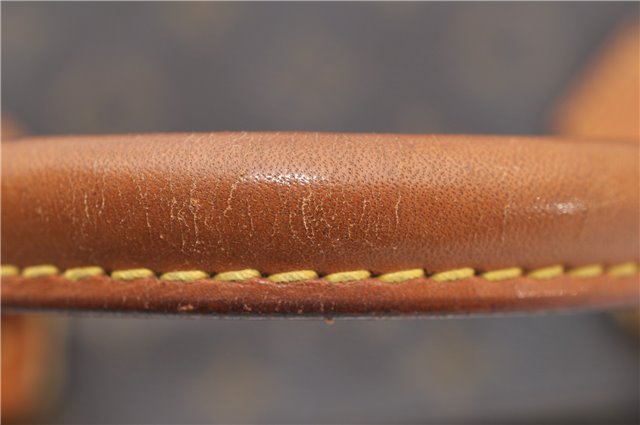 Authentic Louis Vuitton Monogram Sac Plat Hand Bag M51140 LV 9462C