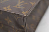 Authentic Louis Vuitton Monogram Sac Plat Hand Bag M51140 LV 9462C