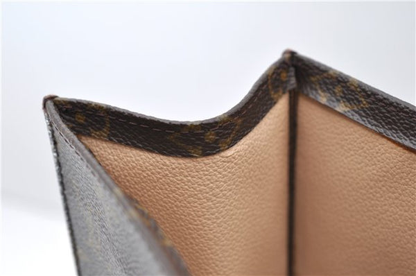 Authentic Louis Vuitton Monogram Sac Plat Hand Bag M51140 LV 9462C