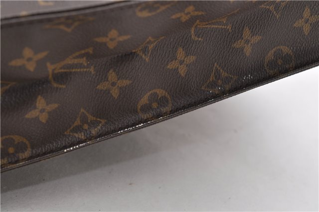 Authentic Louis Vuitton Monogram Sac Plat Hand Bag M51140 LV 9462C