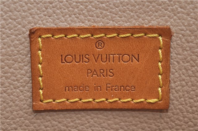 Authentic Louis Vuitton Monogram Sac Plat Hand Bag M51140 LV 9462C