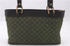 Authentic Louis Vuitton Monogram Mini Lucille PM Hand Bag Khaki M92682 LV 9462E