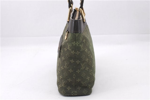 Authentic Louis Vuitton Monogram Mini Lucille PM Hand Bag Khaki M92682 LV 9462E