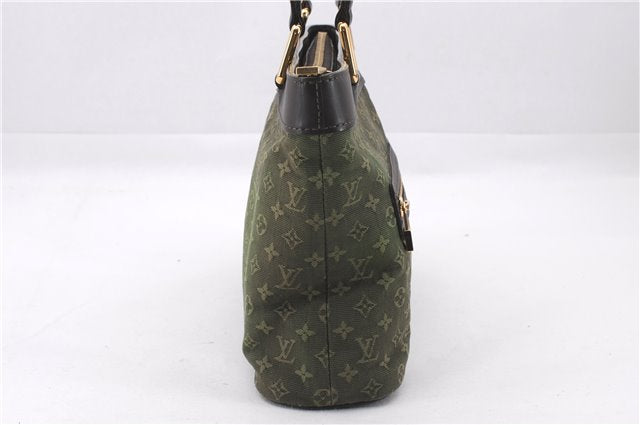Authentic Louis Vuitton Monogram Mini Lucille PM Hand Bag Khaki M92682 LV 9462E