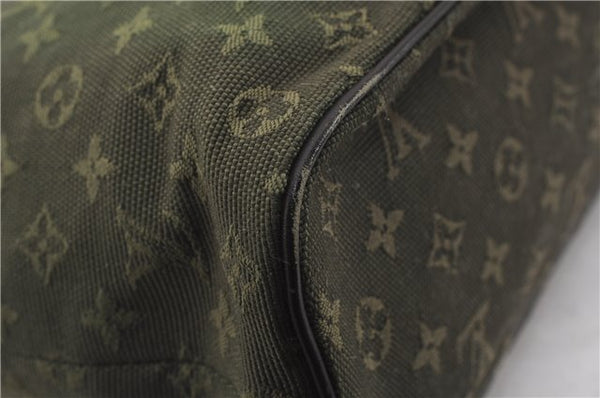 Authentic Louis Vuitton Monogram Mini Lucille PM Hand Bag Khaki M92682 LV 9462E
