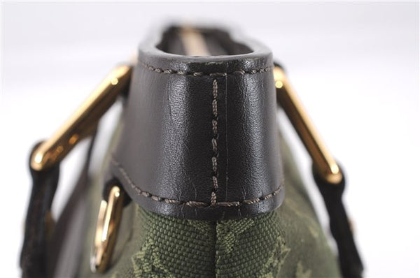 Authentic Louis Vuitton Monogram Mini Lucille PM Hand Bag Khaki M92682 LV 9462E