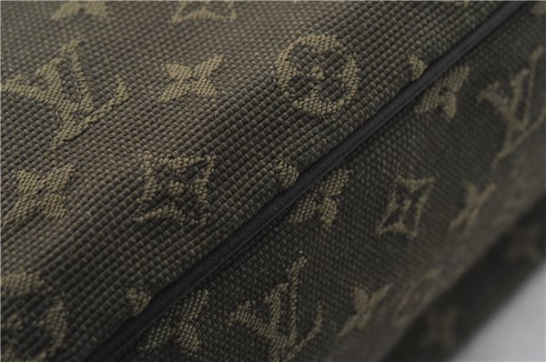 Authentic Louis Vuitton Monogram Mini Lucille PM Hand Bag Khaki M92682 LV 9462E