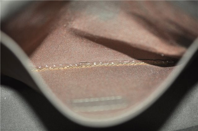 Authentic Louis Vuitton Monogram Mini Lucille PM Hand Bag Khaki M92682 LV 9462E