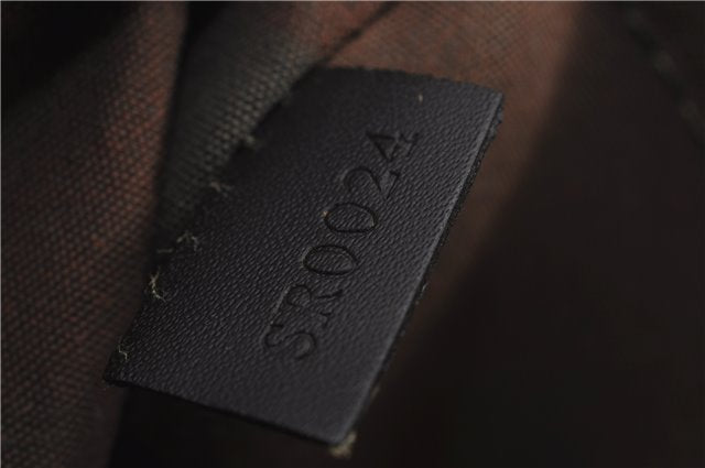 Authentic Louis Vuitton Monogram Mini Lucille PM Hand Bag Khaki M92682 LV 9462E