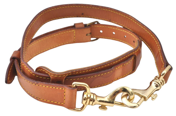 Authentic Louis Vuitton Leather Shoulder Strap Beige 36.4-43.9" LV 9463B