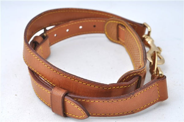 Authentic Louis Vuitton Leather Shoulder Strap Beige 36.4-43.9" LV 9463B