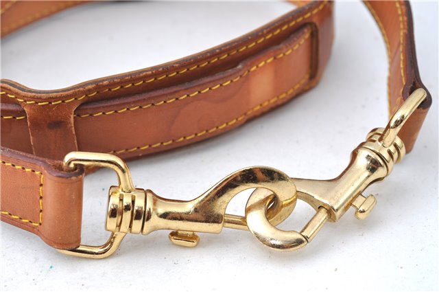 Authentic Louis Vuitton Leather Shoulder Strap Beige 36.4-43.9