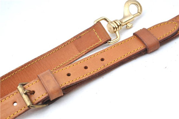 Authentic Louis Vuitton Leather Shoulder Strap Beige 36.4-43.9" LV 9463B