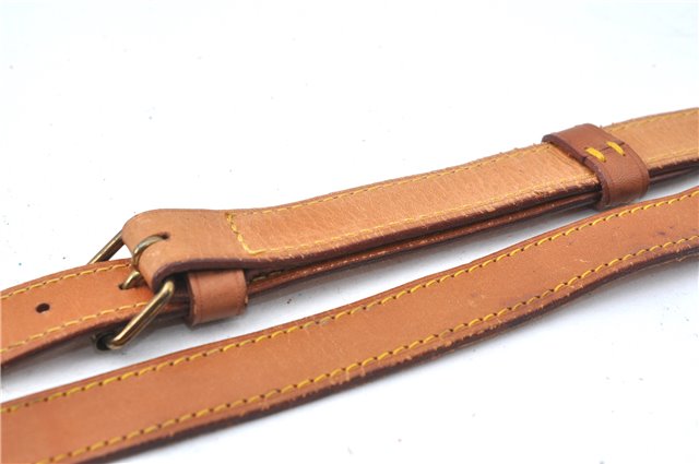 Authentic Louis Vuitton Leather Shoulder Strap Beige 36.4-43.9