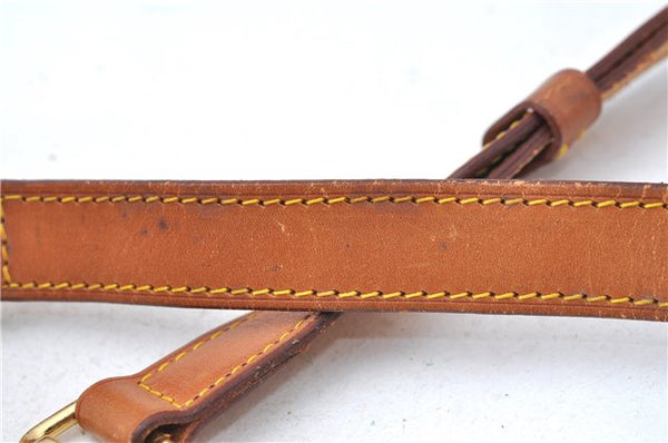 Authentic Louis Vuitton Leather Shoulder Strap Beige 36.4-43.9" LV 9463B