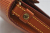 Auth Louis Vuitton Epi Pochette Sellier Dragonne Clutch Bag M52618 Brown 9463E