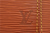 Auth Louis Vuitton Epi Pochette Sellier Dragonne Clutch Bag M52618 Brown 9463E