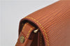 Auth Louis Vuitton Epi Pochette Sellier Dragonne Clutch Bag M52618 Brown 9463E