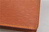 Auth Louis Vuitton Epi Pochette Sellier Dragonne Clutch Bag M52618 Brown 9463E