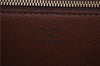 Auth Louis Vuitton Epi Pochette Sellier Dragonne Clutch Bag M52618 Brown 9463E