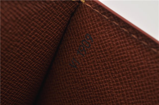 Auth Louis Vuitton Epi Pochette Sellier Dragonne Clutch Bag M52618 Brown 9463E