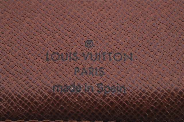 Auth Louis Vuitton Monogram Porte Monnaie Billets Viennois M61663 Wallet 9468C