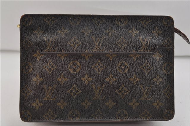 Authentic Louis Vuitton Monogram Pochette Homme Clutch Hand Bag M51795 LV 9468D