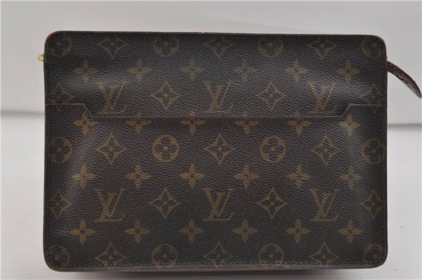 Authentic Louis Vuitton Monogram Pochette Homme Clutch Hand Bag M51795 LV 9468D