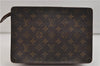 Authentic Louis Vuitton Monogram Pochette Homme Clutch Hand Bag M51795 LV 9468D