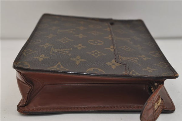 Authentic Louis Vuitton Monogram Pochette Homme Clutch Hand Bag M51795 LV 9468D