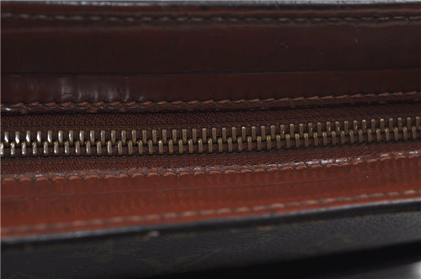 Authentic Louis Vuitton Monogram Pochette Homme Clutch Hand Bag M51795 LV 9468D