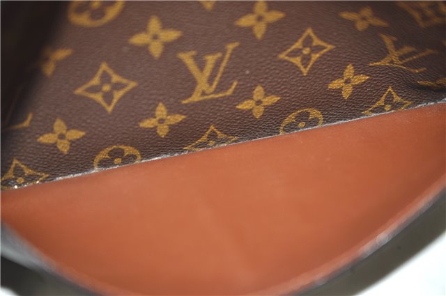 Authentic Louis Vuitton Monogram Pochette Homme Clutch Hand Bag M51795 LV 9468D