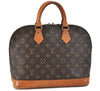 Authentic Louis Vuitton Monogram Alma Hand Bag M51130 LV 9472C