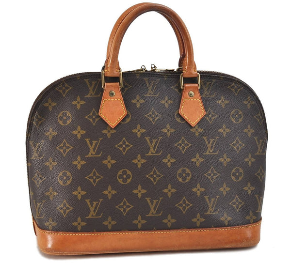 Authentic Louis Vuitton Monogram Alma Hand Bag M51130 LV 9472C