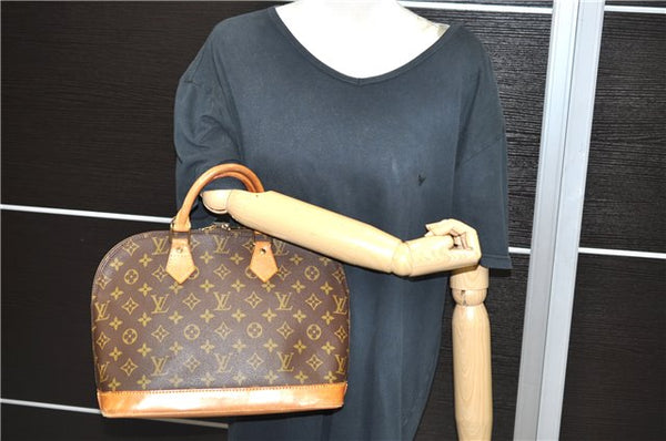 Authentic Louis Vuitton Monogram Alma Hand Bag M51130 LV 9472C