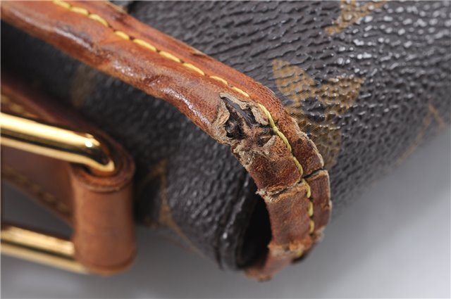 Auth Louis Vuitton Monogram Menilmontant PM Shoulder Cross Bag M40474 LV 9473D