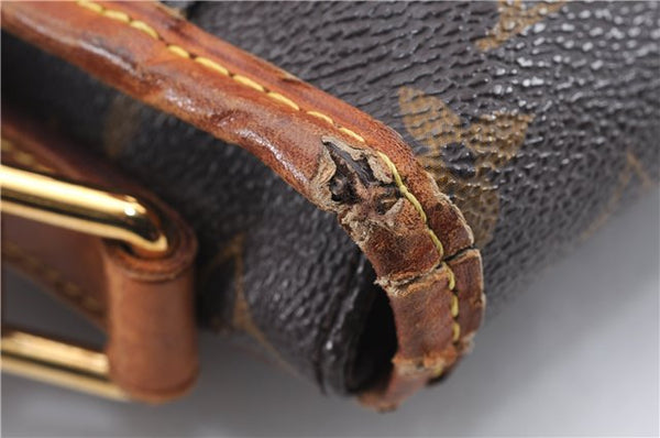 Auth Louis Vuitton Monogram Menilmontant PM Shoulder Cross Bag M40474 LV 9473D