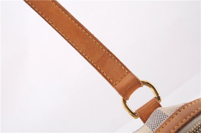 Authentic Louis Vuitton Damier Azur Stresa PM Shoulder Bag N42220 LV 9473E