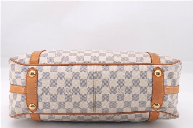 Authentic Louis Vuitton Damier Azur Stresa PM Shoulder Bag N42220 LV 9473E