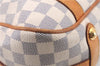Authentic Louis Vuitton Damier Azur Stresa PM Shoulder Bag N42220 LV 9473E